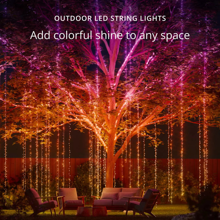 105 ft (32m) Twinkly 400 App Controlled Multicolour Strings LED Lights