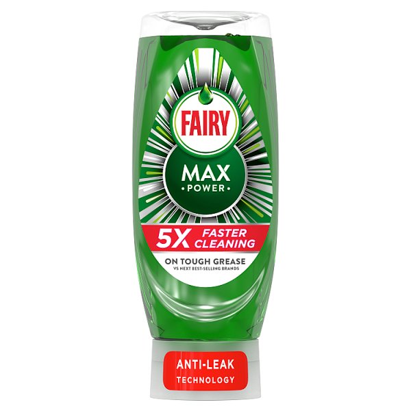 Fairy Max Power Washing Up Liquid Original 450ML Case of 8 Fairy