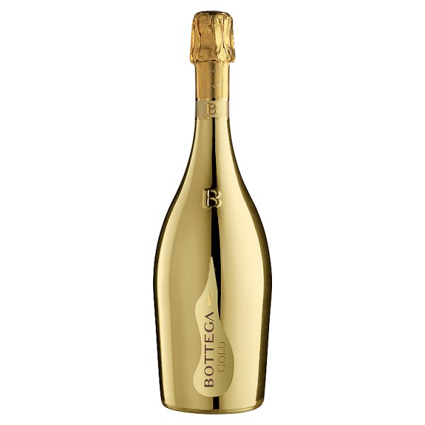 Bottega Gold Prosecco DOC Spumante Brut 75cl Case of 6 Bottega Gold
