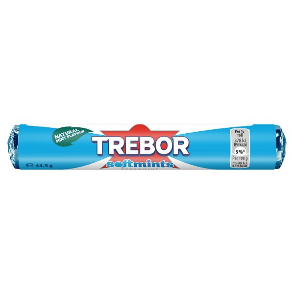 Trebor Softmints Spearmint Mints Roll 44.9g x 40
