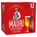 Madri Excepcional Premium Lager Beer 12 x 330ml Bottle Madri Excepcional