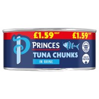 Princes Tuna Chunks in Brine 145g x 12