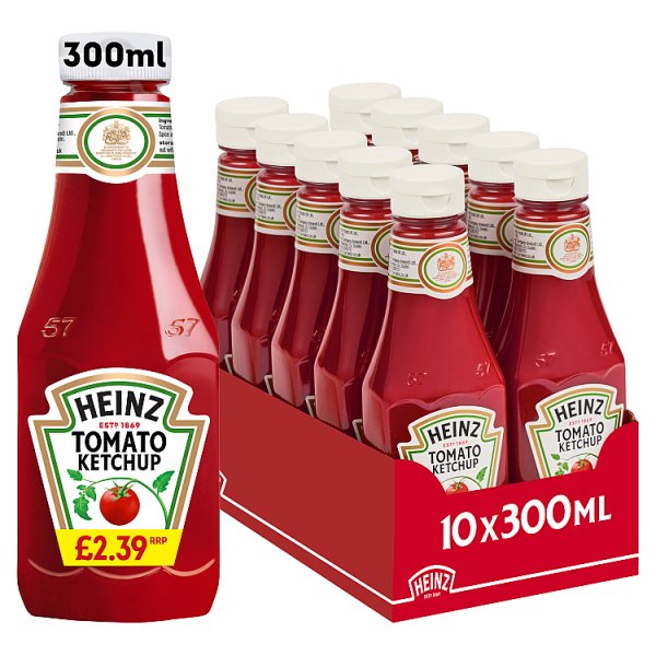 Heinz Tomato Ketchup 300ml x 10