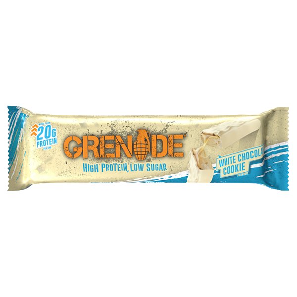 Grenade Protein Bar White Chocolate Cookie Flavour 60g x 12