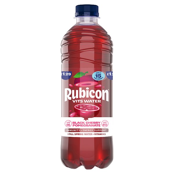 Rubicon Vits Water Black Cherry Pomegranate 500ml x 12