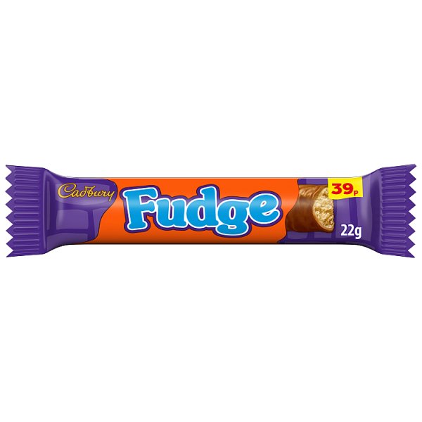 Cadbury Fudge Chocolate Bar 22g x 60