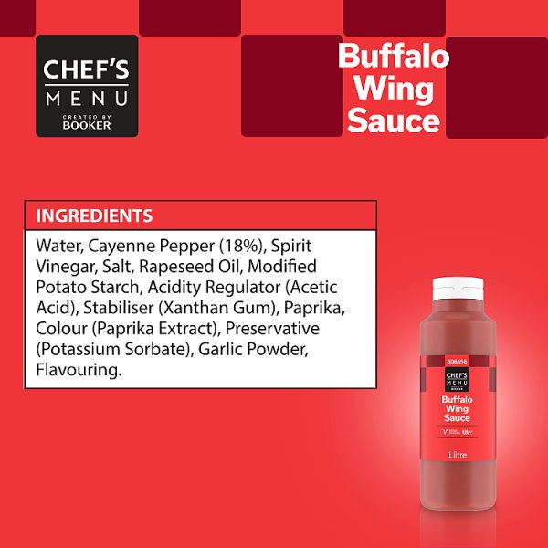 Chef's Menu Buffalo Wing Sauce 1 litre
