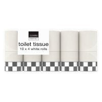 Cleaning Essentials Toilet Tissue 4 White Rolls