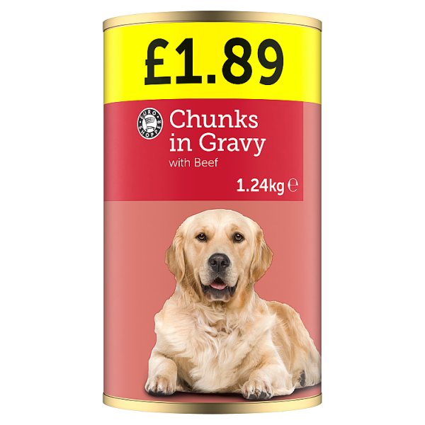 Euro Shopper Chunks in Gravy with Beef 1.24kg x 6