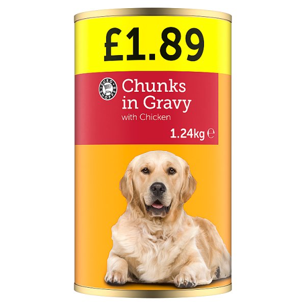 Euro Shopper Chunks in Gravy with Chicken 1.24kg x 6