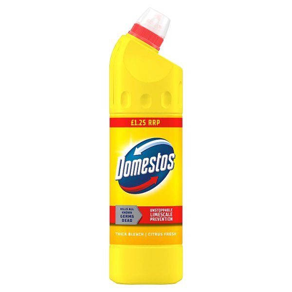 Domestos Thick Bleach Citrus Fresh 750 ml / case of 9 Domestos