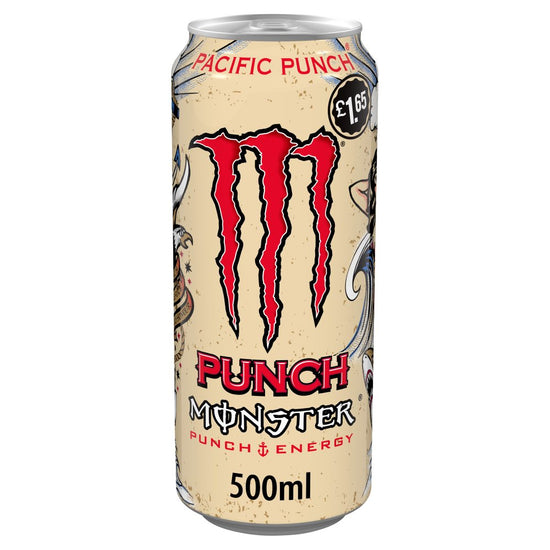 Monster Pacific Punch Energy Drink 500ml [PM £1.49 ], Case of 12 Monster