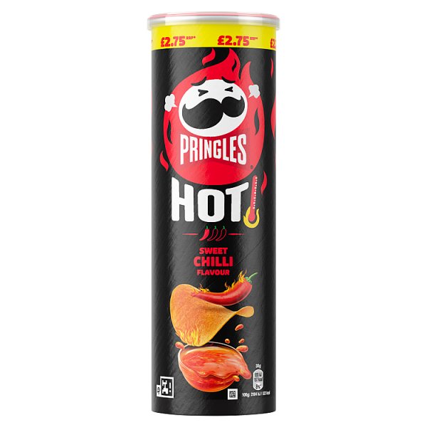 Pringles Hot Sweet Chilli Sharing Crisps 6x160g PMP £2.75 Case of 6