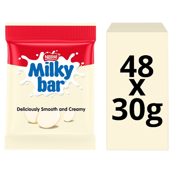 Milkybar Buttons White Chocolate Bag 30g Case of 48