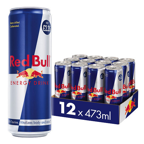 Red Bull Energy Drink 473ml [PM £2.35 ], Case of 12 Red Bull
