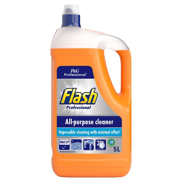 Flash Professional All-Purpose Cleaner Light Citrus 5L Case of 2 Flash