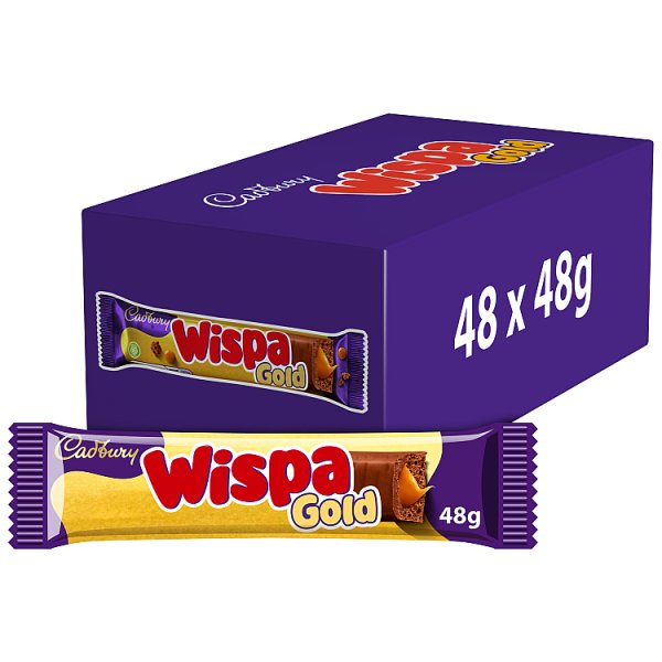 Cadbury Wispa Chocolate Bar 1x 48g Case of 48