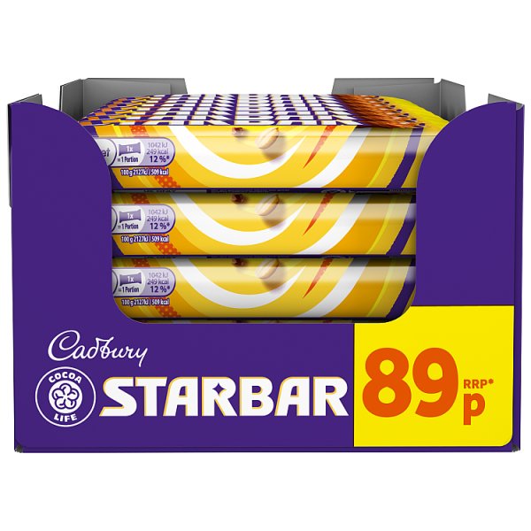 Cadbury Starbar Chocolate Bar 49g x 32