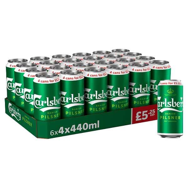 Carlsberg Danish Pilsner 24 x 440ml