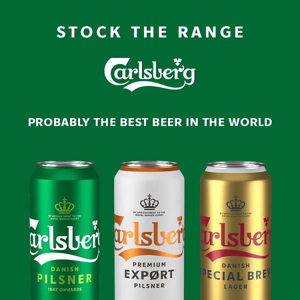 Carlsberg Danish Pilsner 24 x 440ml