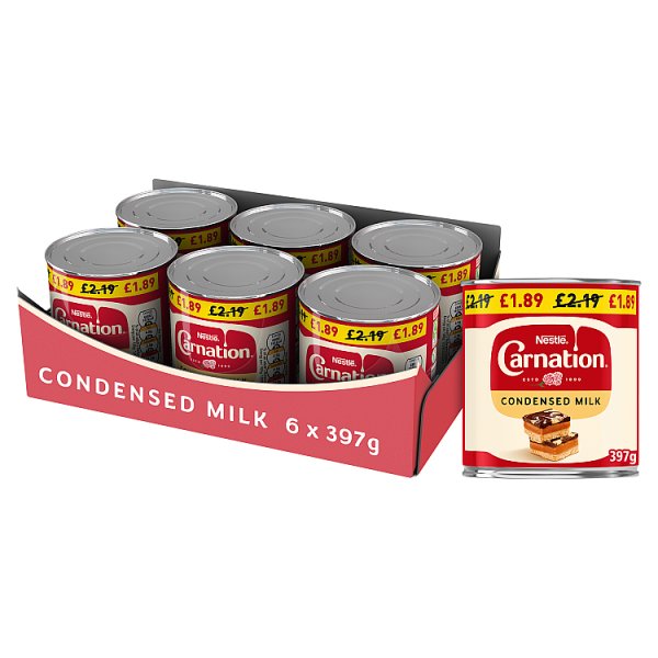 Carnation Condensed Milk 397g x 6