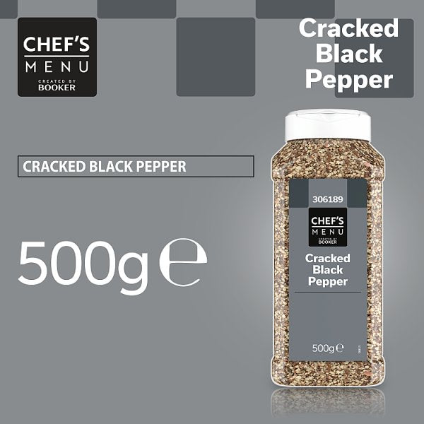 Chef's Menu Cracked Black Pepper 500g