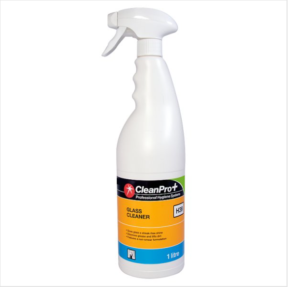 Clean Pro+ Glass Cleaner H39 1 Litre Clean Pro