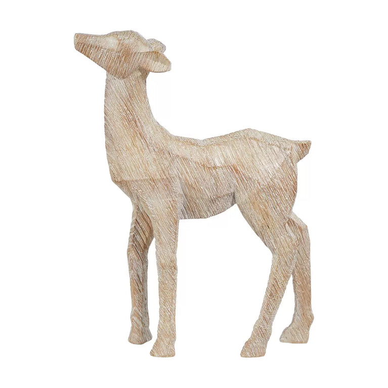 Decorative Deer Family with Trees