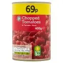 Euro Shopper Chopped Tomatoes in Tomato Juice 400g ( Case of 12) Euro Shopper