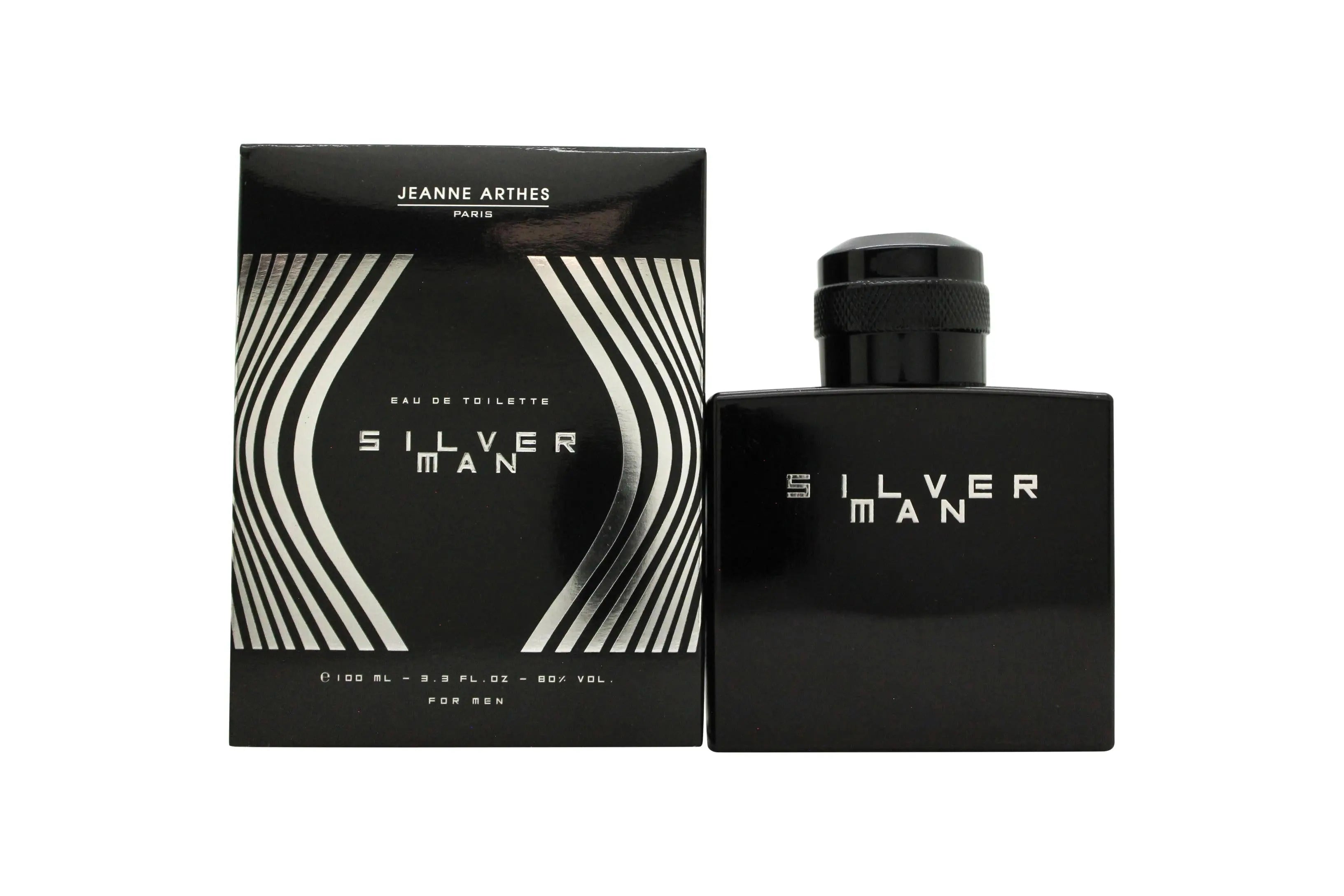 Jeanne Arthes Silver Man Eau De Toilette – 100 Ml Spray, Für Männer