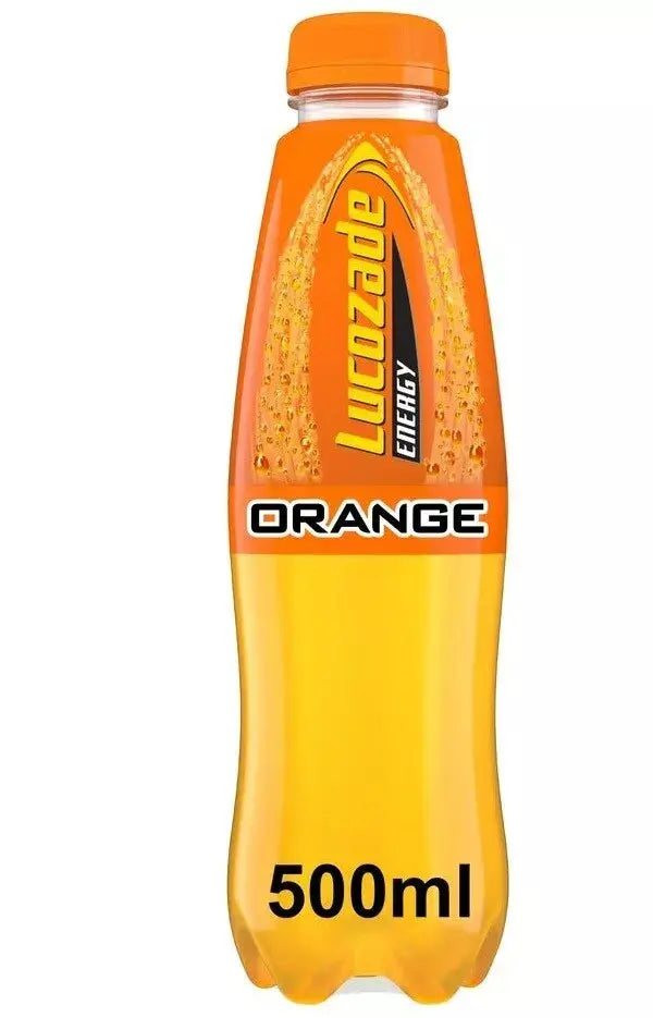 Lucozade Energy Drink Orange 500ml PMP£150 case of 24 Lucozade