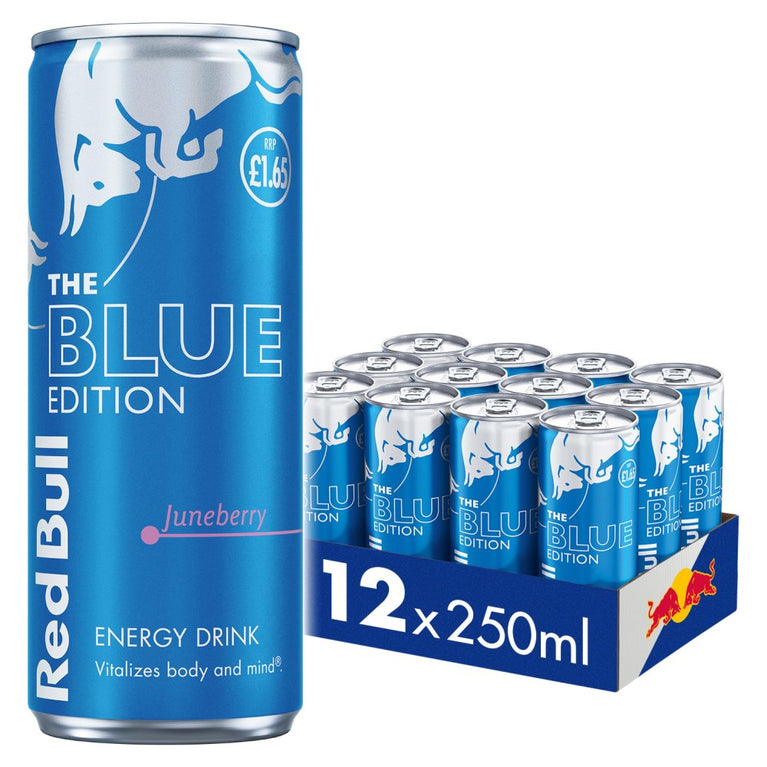Red Bull Energy Drink Blue Edition 250ml 12 Pack PM 1.65