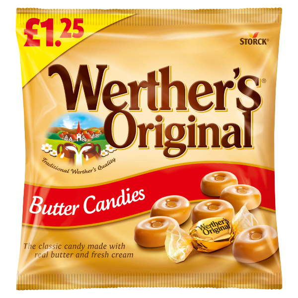 Werther's Original Butter Candies 110g, Case of 12 Werther's Original