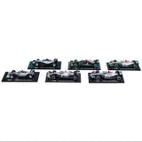 Maisto 1:43 Scale Highly Detailed Formula One Cars 6 Pack (3+ Years) (Mercedes) Maisto