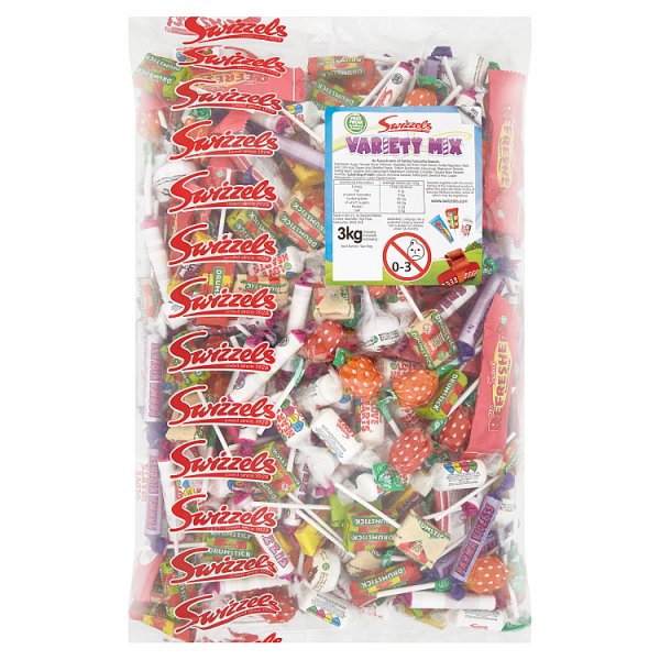 Swizzels Variety Mix Bulk Bag 3kg Case of 1