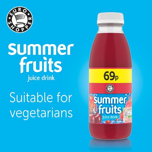 Euro Shopper Summer Fruits Juice Drink 500ml x 12