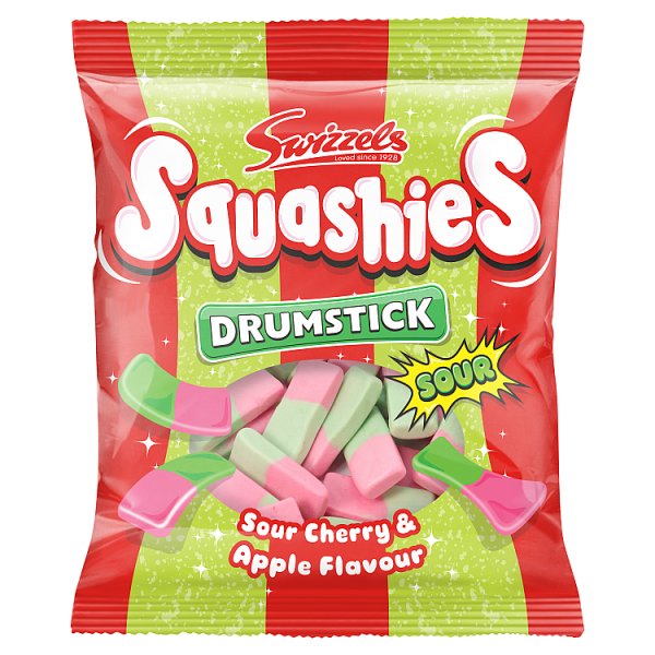 Swizzels Squashies Sour Cherry & Apple 140g Case of 12