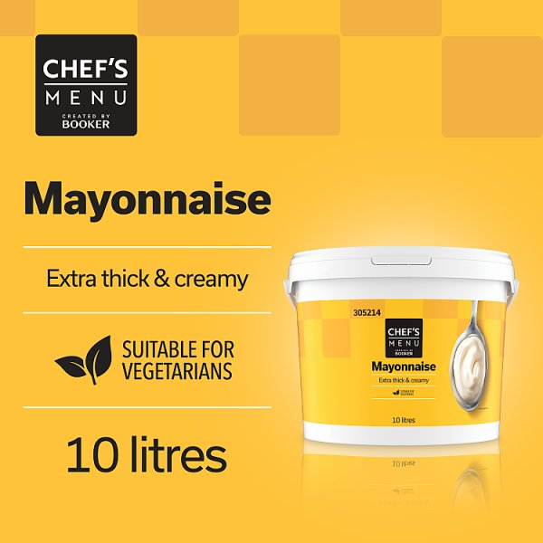 Chef's Menu Thick and Creamy Mayonnaise 10 Litres
