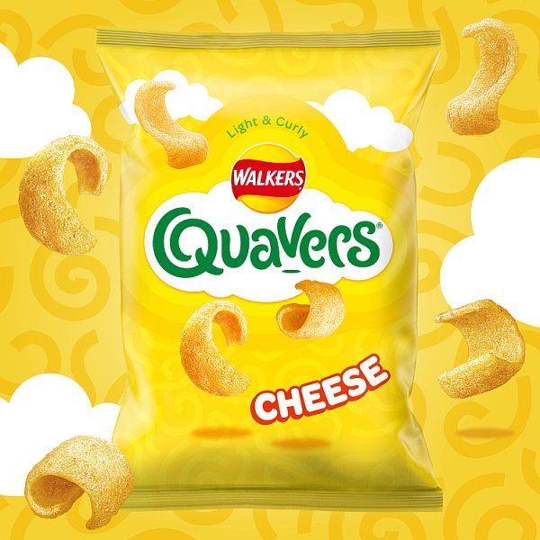 Walkers Quavers Cheese Grab Bag Crisps 34g x 30