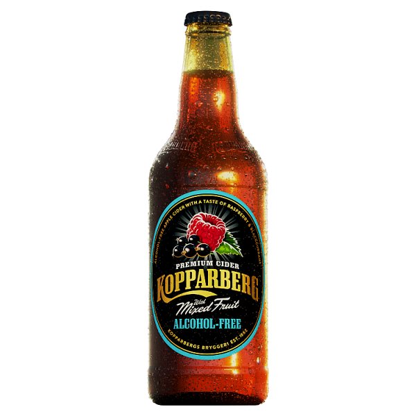 Kopparberg Premium Cider Alcohol-Free with Mixed Fruit 500ml Case of 8