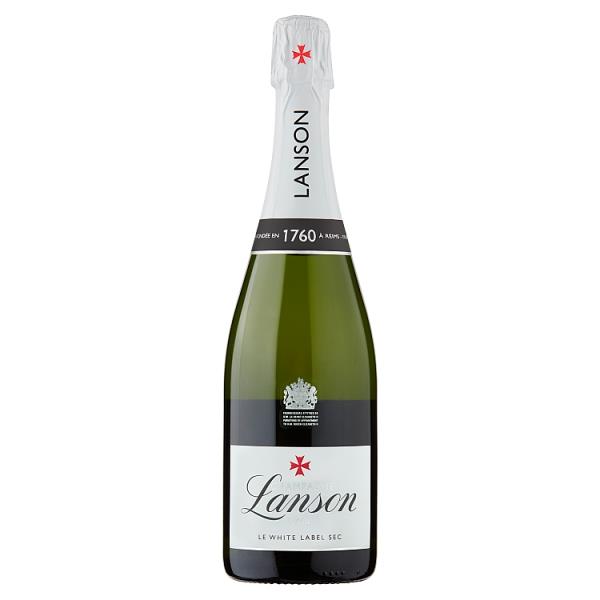 Lanson Champagne Le White Label Sec 750ml Case of 1 Lanson