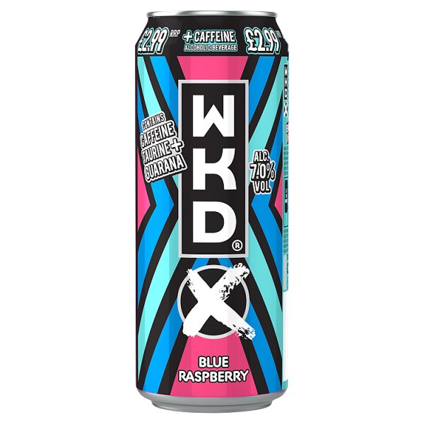 WKD X Blue Raspberry 500ml Case of 12