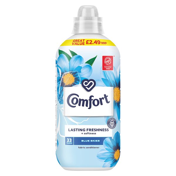 Comfort Fabric Conditioner Blue Skies 33 washes (990 ml) / case of 8 Comfort
