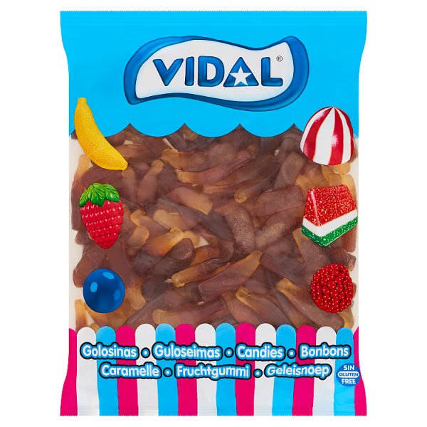Vidal Cola Bottles Candies 1kg Case of 6