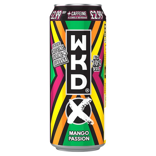 WKD X Mango Passion 500ml Case of 12