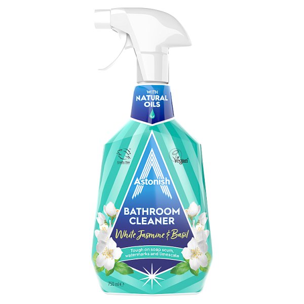 Astonish Bathroom Cleaner White Jasmine & Basil 750ml Case of 6 Astonish