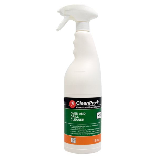 CleanPro+ Oven and Grill Cleaner H17 1 Litre Case of 1 Clean Pro+