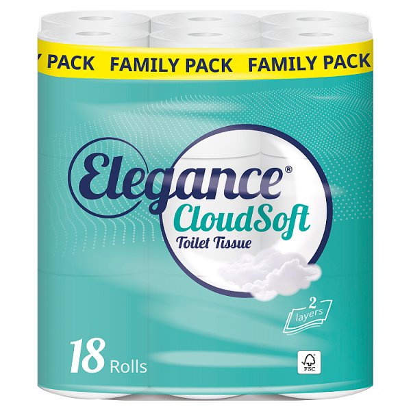 Elegance 18 CloudSoft Toilet Tissue Elegance