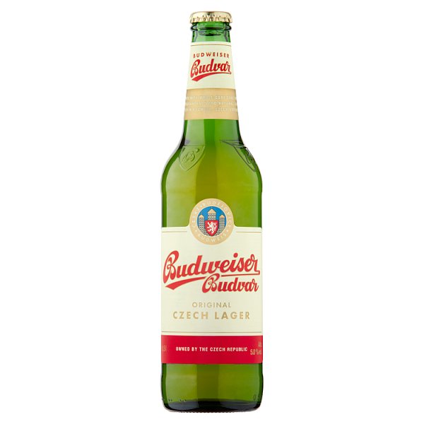 Budweiser Budvar Original Czech Lager 500ml Case of 10