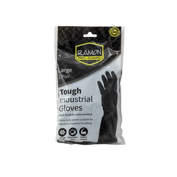 Ramon Pro-Guard Large Tough Industrial Gloves 1 Pair Case of 10 Ramon